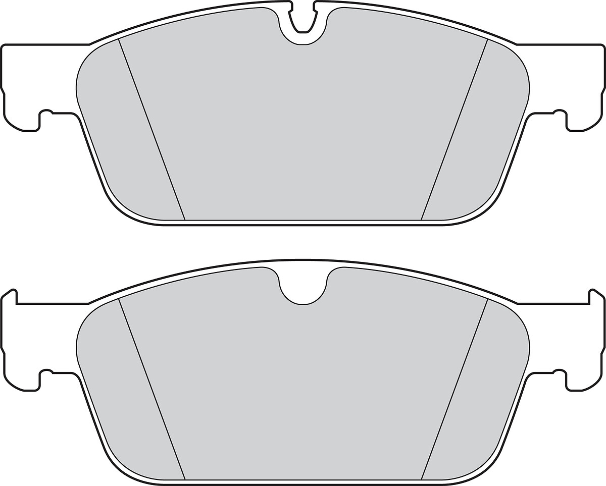 Jeu de 4 plaquettes de frein VALEO ref. 302906